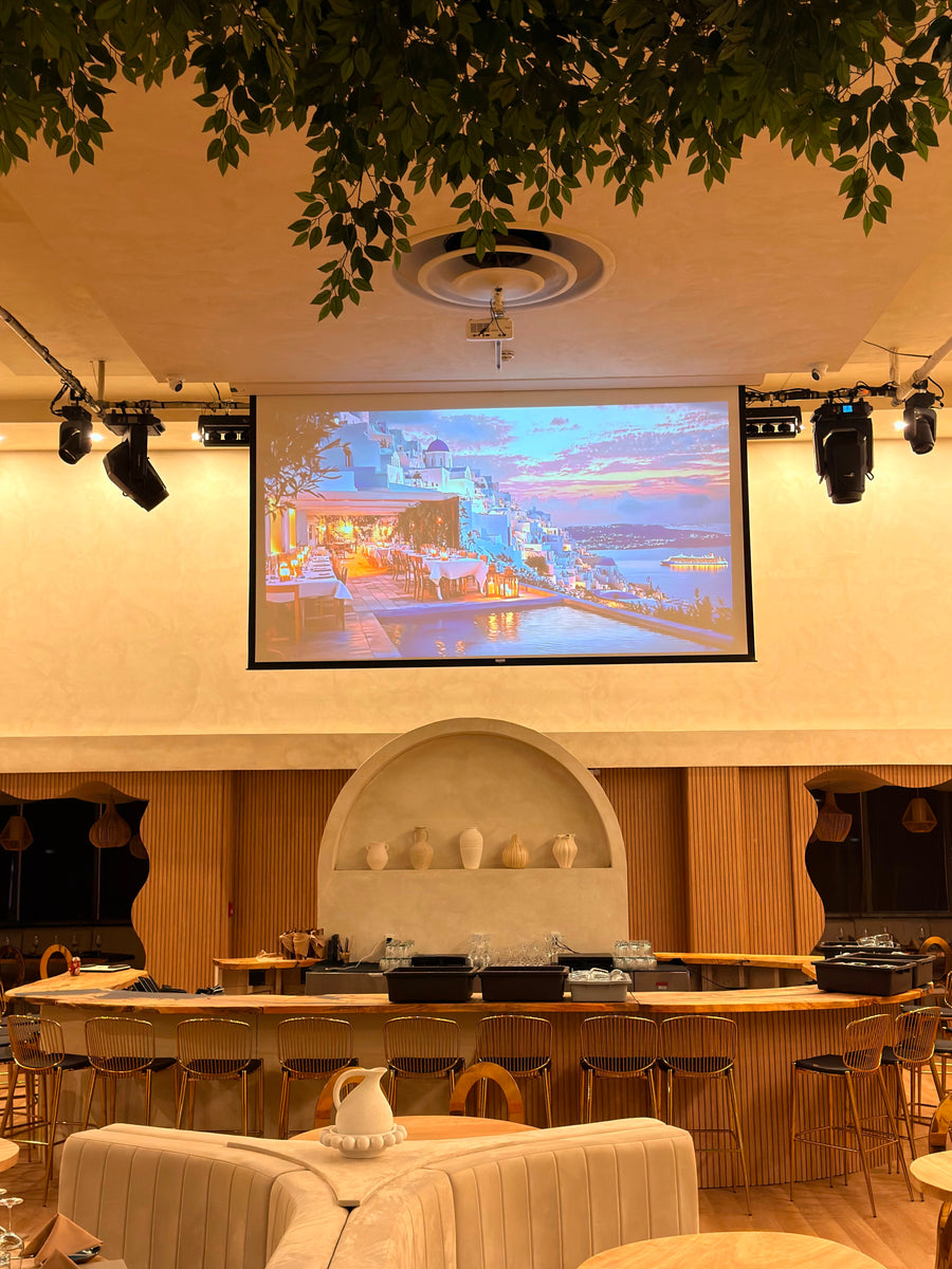 The room held for a private evening